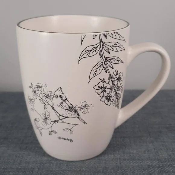 Cypress | Kitchen | Cardinal Bird Coffee Tea Cup Mug Porcelain Ceramic  Floral Dogwood | Poshmark
